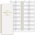 Undated Salon Appointment Book - Daily & Hourly Schedule, 15 Minute Intervals, 4.5'' x 11.5'', 200 Pages, Hardcover SPA