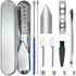 Artcome 12 PCS Capsule Filling Tool Kit for Pill Filler - Ideal Tools for Medication and Supplements
