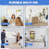 WALGLASS Double-Sided White Board, 24" x 18" Magnetic Whiteboard for Wall, Silver Aluminium Frame for Home
