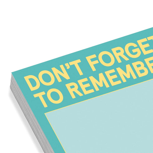 Knock Knock Don't Forget to Remember: Sticky Note Pad