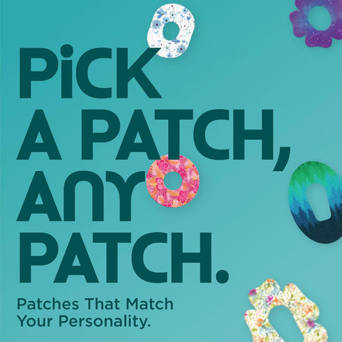 3 3 (Pack 5) Pack ExpressionMed - Adhesive Patches for Libre & Libre Plus of - Made in The USA, Waterproof