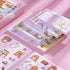 Doraking 250 Sheets Cute Cartoon Dog Memo Notes - Writing Pads with 2 Sheets Decorative Stickers