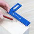Aluminum Carpenter Square with 3D Multi-Angle Layout Measuring Ruler for Woodworking, Compact Tool