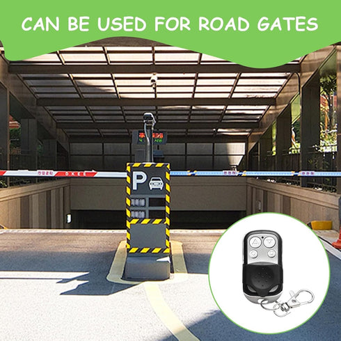 Gantch Cloning Remote Control Keychain, Replacement Garage Door Electric Gate, Duplicates and Replaces Original Factory