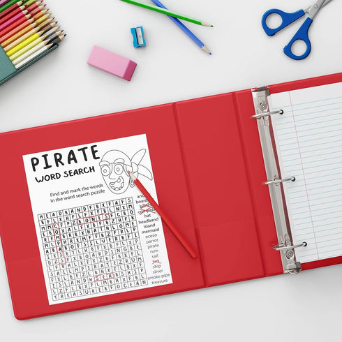 SIMPLY 0.5-Inch 100 Staples Economy Round Ring Non-View Binder, Holds Up to Sheets, Red, Lightweight Binder for Office