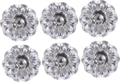 Housoutil 6pcs Mini Decorative Knob for Bedside Cabinet Easy to Install Pulls