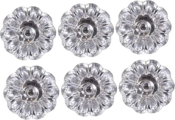 Housoutil 6pcs Mini Decorative Knob for Bedside Cabinet Easy to Install Pulls