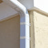 Downspout Adapter Gutter Downspout Strap - 2x3 Leader Strap, 6pcs (White)
