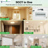 12 inch 1Pack Dimmable 5CCT (2700-6500K) 24W LED Flush Mount Ceiling Light: Super Slim & Kitchen Lighting Fixtures