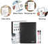 NEWYES Whiteboard Notebook, Erasable Meeting Notebook, Dry Erase White Board for Meeting, A4