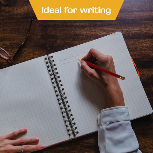 Cute 6-Pack Pencils - Unsharpened #2 HB with Erasers - Ideal for School, Sketching, Writing - Rainbow Colors