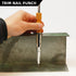 Trim Nail Punch, 7.56 Inches with Retaining Clip, 1 Inch Throat, Ideal Carpentry Tool for Protecting Finish and Hands