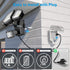 70W 7000LM IP65 6500K Olafus Motion Sensor Outdoor Light Plug in, Motion Flood Light Dusk to Dawn, LED Security Light