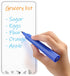 Dry Erase Grocery List for Fridge, 4.5 x 8.5 in Magnetic Shopping List Whiteboard for Refrigerator