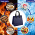 Lyksgir 50 Frozen 9.45 6 9.45 Inches(Deep Pcs Insulated Take Away Bags Bulk, Disposable Cooler Bag, Insulated Take Out