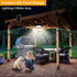 288LED 5 Solar Shed Light Indoor Outdoor, Aqonsie Solar Powered Motion Sensor Pendant Light Daytime Available, Solar