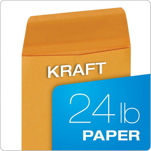 Quality Park Coin and Small Parts Envelope, Gummed Seal, 24 lb Brown Kraft, 2-1/4 x 3-1/2 Inches, 500 Box