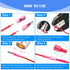 EEEkit 100pcs Heat Shrink Bullet Connectors, Female & Male Bullet Butt Crimp Terminals Assortment Kit for Automotive