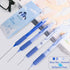 Cute Blue Sky Retractable Ballpoint Pens, Fine Point 0.5mm, Black Ink, 4-Count Pack for School Office Supplies