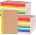 EOOUT 60 Pack A5 Kraft Notebooks, 15 Colors Lined Journal Bulk, 60 Pages for Kids Women Girls