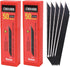 Gomake 9mm Utility Knife Replacement Blades, 30 Degree Snap Off Carbon Steel Blades for Hobby, Craft, Box Cutter, 100PCS