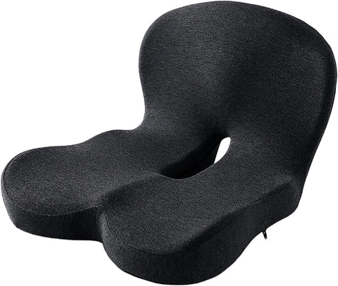 LEAQU Memory Foam Office Chair Cushion, L-Shaped Integrated Seat Cushions, Chair Seat Cushion