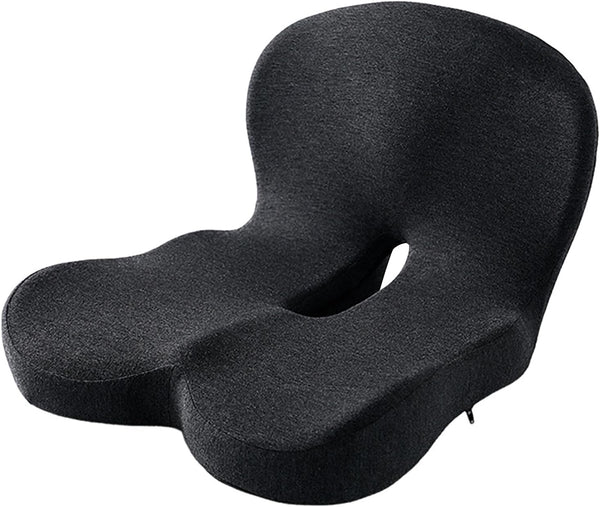 LEAQU Memory Foam Office Chair Cushion, L-Shaped Integrated Seat Cushions, Chair Seat Cushion