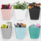 G.CORE Large Pegboard Cups, 6 Pack Peg Board Storage Bin with Hooks for Garage, Craft Room, Office Organization