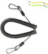 Fishing Rod Lanyard for Trolling, 10ft-150LB Saltwater Rod Reel Safety Tether, Retractable Fishing Tool