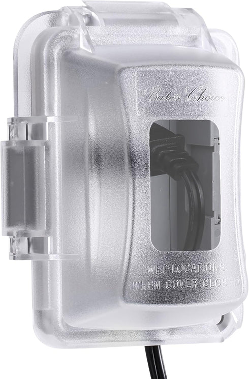 Bates Weatherproof Electrical Outlet Cover, 1-Gang, Outdoor Plug Cover, Weatherproof Outlet Cover