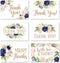 Hadley Designs 24 Floral Thank You Cards with Envelopes, Bulk Housewarming, Wedding, Baby Shower, Graduation