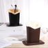 2pcs Eyeglass Holder - Plush Lined PU Leather Glasses Stand Case for Desk Nightstand, Protective Storage Organizer