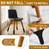 Foyods 12 Black Furniture Chair Leg Socks - Pcs Double Knitted Thicknes Leg Floor Protectors, High Elastics