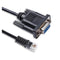 WQGDUIGF D-Sub 9 Pin DB9 Female to RJ11 6P6C Serial Cable for Ori-n