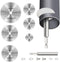 Inside Pipe Cutter for PVC Pipe, Professional Cutter with 6pcs Rotary Drill Saw Blades and 1/4" Hex Shank