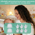 6 Pack 2 Pack Z1/Z2/Twist Duckbill Valves & Silicone Diaphragms Compatible with Breast Pump - BPA-Free Breast Pump