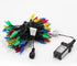 C6 33ft 100 29V 8 WATERGLIDE Christmas Lights, LED Faceted String Lights Green Wire Fairy Lights with Safe Adaptor