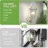 1 Pack, Bulb EMART Outdoor Front Porch Light, Exterior Anti-Corrosion, Waterproof Aluminum & Glass Shades Wall Lamp