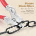 7 Inch Feekoon Chain Pliers, Fixture Link Pliers, Malleable Iron Chain Pincers, Opener Closer Remover Pincers, Light