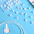 30pcs Syringe Adapter, Male Luer Lock 3/16 Inch Luer Lock Connector Kit to Syringe Coupler Adapter Luer Adapter