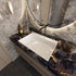 16" 118" Black Marble Contact Paper, Peel and Stick Self-Adhesive Waterproof Wallpaper for Renters and Kitchen