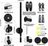Set 2 BUTHY Battery Operated Wall Sconce of with Reading Spotlights, RGB Rechargeable LED Wall Lights with Remote
