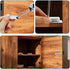 Zorveiio 4Pcs White Magnetic Cabinet Catches, Easy Mount Plastic Latches with Screws, Magnetic Closure Hardware