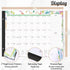 Gannyfer Large Desk Calendar 2024-2025, 18 Month Calendar Jul 2024 - Dec 2025, 22" x 17" Desktop Pad for Planning
