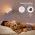 3 Kitloo Wall Lights, LED Wall Sconces Battery Operated Wall Lamp Ambient Lighting, Color Changing Rechargeable Night