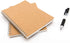 DSTELIN Blank Spiral Notebook, 3-Pack, Soft Cover Sketch Book, 100 Pages, 7.5 inch x 5.1 inch