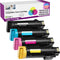 Limeink Compatible Toner Cartridge Replacement for Dell H625cdw, 4 Pack (1 Black, 1 Cyan, 1 Yellow, 1 Magenta)