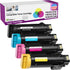 Limeink Compatible Toner Cartridge Replacement for Dell H625cdw, 4 Pack (1 Black, 1 Cyan, 1 Yellow, 1 Magenta)