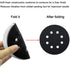 2 Pack 5 Inch 8 M-jump Holes Sponge Cushion Buffer Orbital Sander Foam Pad Backing Pad - Hook and Loop Soft Interface