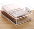 Clear Acrylic Letter Tray, Stackable Desk File Organizer for School Teacher Office Supplies - 2 Pack